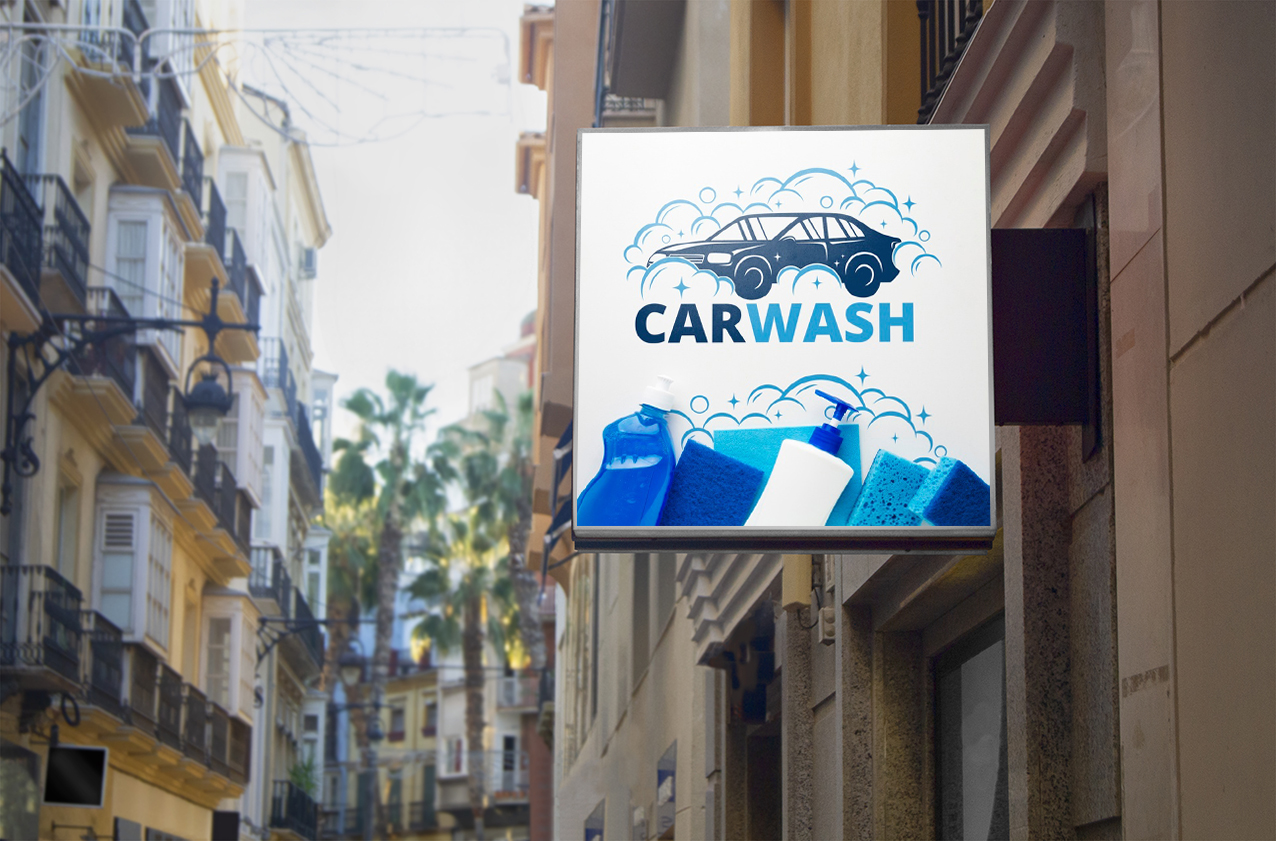 Los rótulos lavadero de coches